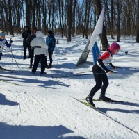  Сборная команда Промышленного района завоевала третье место в областных соревнованиях школьных спортивных лиг по лыжам