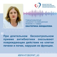  Врач назвала 5 причин отказаться от  самолечения и бесконтрольного приёма антибиотиков