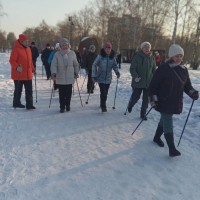  В парке "Молодежный" прошли традиционные занятия по скандинавской ходьбе
