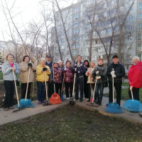 Солнечный субботник в Первом Приволжском