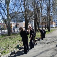 В школе №108 прошла акция "Зелёная весна" 