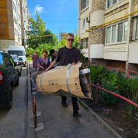 Во дворе дома № 250 по ул. Ново-Садовой прошло мероприятие в рамках проекта «Экопатриот»