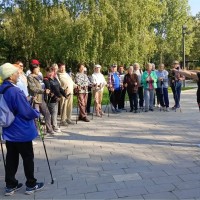 Делимся яркими фото и расписанием тренировок по общефизической подготовке и скандинавской ходьбе на октябрь