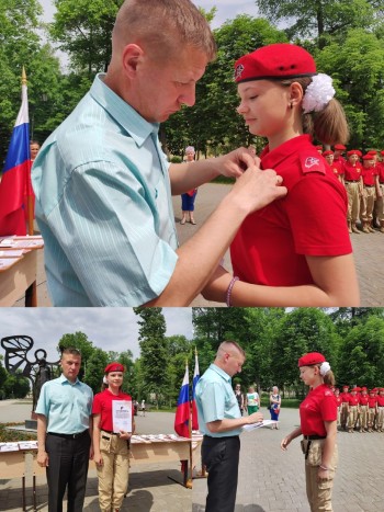 Юнармейцы Промышленного района награждены медалями «За участие в параде в День Победы»  #9
