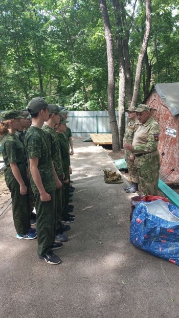 ️ Учащиеся десятых классов школы № 154 приняли участие в военно-полевых сборах #2