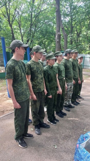 ️ Учащиеся десятых классов школы № 154 приняли участие в военно-полевых сборах #1