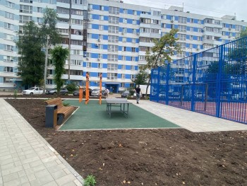 Благоустройство дворовых территорий продолжается  #1