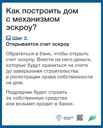 Использование счетов эскроу в частном домостроении #4