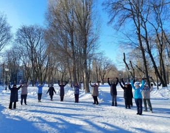 Расписание занятий по общефизической подготовке и скандинавской ходьбе в парках и скверах нашего района на март #4