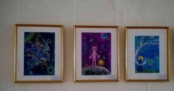 Космос в детских рисунках: творчество, вдохновлённое звёздами #7