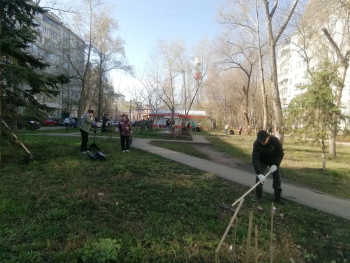Солнечный субботник в Первом Приволжском #1