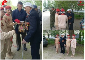 Парад в честь ветерана: дань уважения и памяти #4