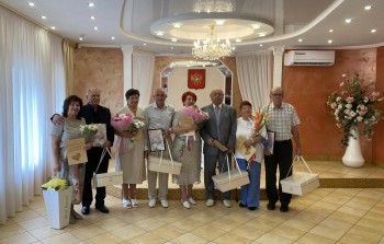 Сразу четыре пары отметили свой золотой, 50-летний юбилей