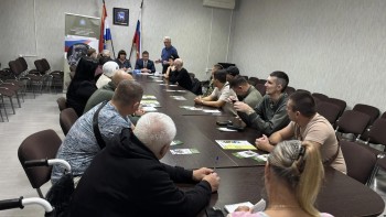 В администрации Промышленного района Самары прошла встреча с участниками специальной военной операции и членами их семей #1
