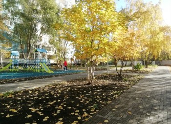 Наступившая осень  добавляет красоты территориям, благоустроенным в рамках программы "Комфортная городская среда"  #2