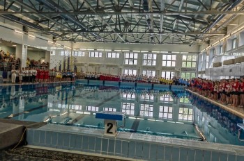 Сегодня в бассейне СамГТУ состоялся Парад открытия Всероссийских соревнований по синхронному плаванию «Принцесса Волги» #5
