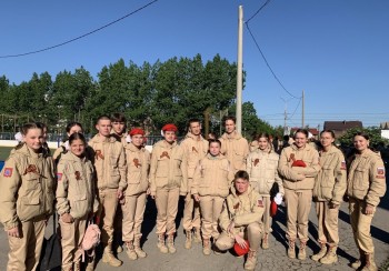 Юнармейцы школы №49 приняли участие в репетиции Парада Победы  #1