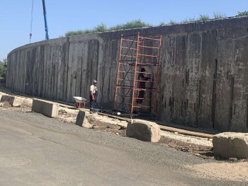 Опережающие темпы, пристальный контроль за соблюдением технологии и качества: в Самаре на улице Земеца идет ремонт путепровода «139 километр» #5